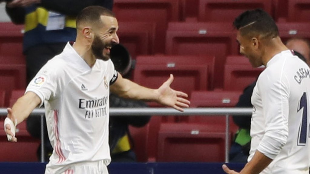 Atletico Madrid 1-1 Real Madrid: Karim Benzema scores late equaliser