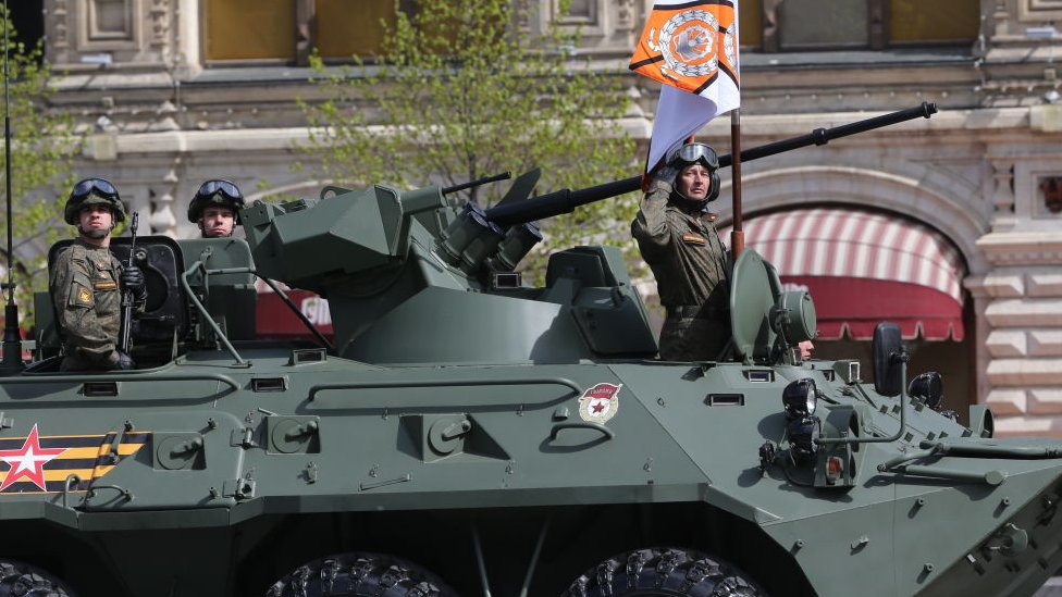 Desfile militar ruso durante el Día de la Victoria el pasado 9 de mayo.