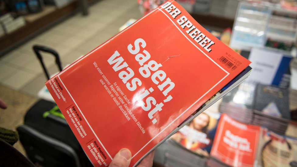 Portada de "Der Spiegel" con el titular "Decir lo que es"