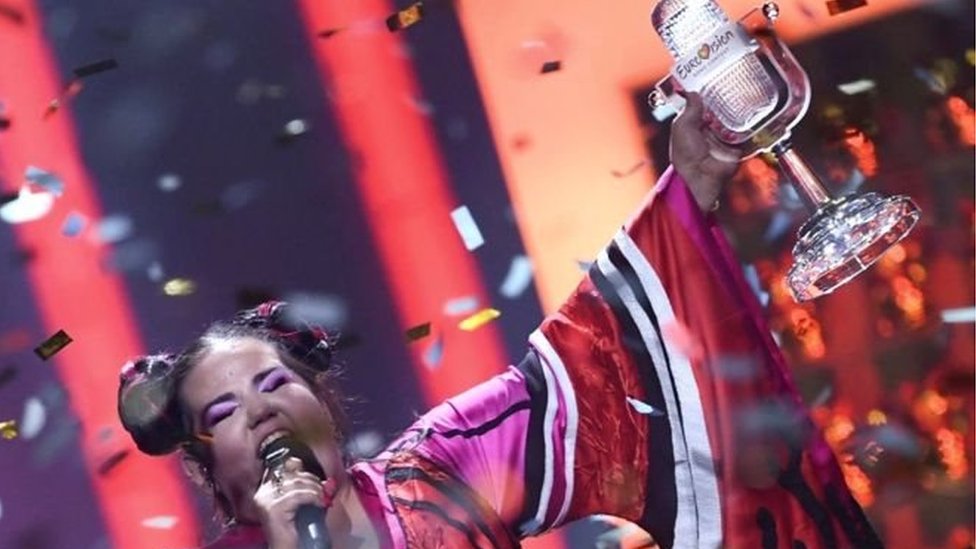 Netta Eurovison Şarkı yarışmasının geçen seneki kazananı