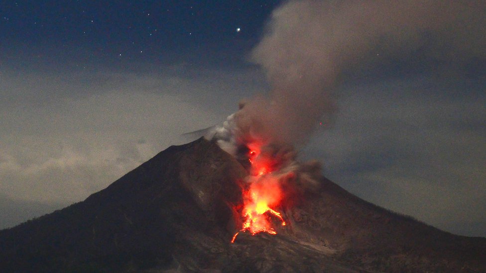 В 2015 г. произошло извержение горы Синабунг