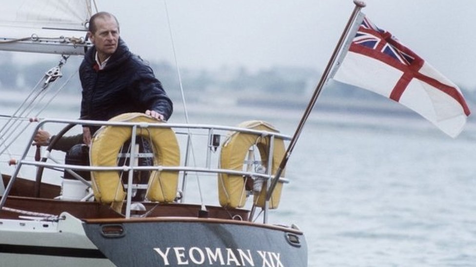 Prince Philip sailing