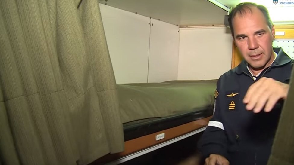 En mayo de 2017, personal de la Armada de Argentina mostró en un video parte del interior del ARA San Juan. Así son los camarotes donde descansa la tripulación. (Foto: Ministerio de Defensa de Argentina) Camarotes donde descansa la tripulación. (Foto: Ministerio de Defensa de Argentina)