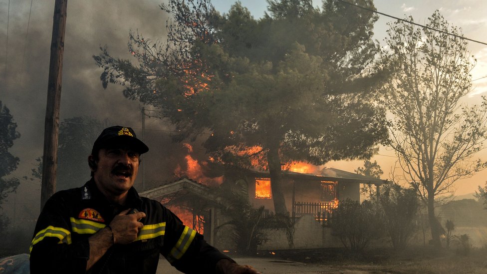 Incendios en Grecia