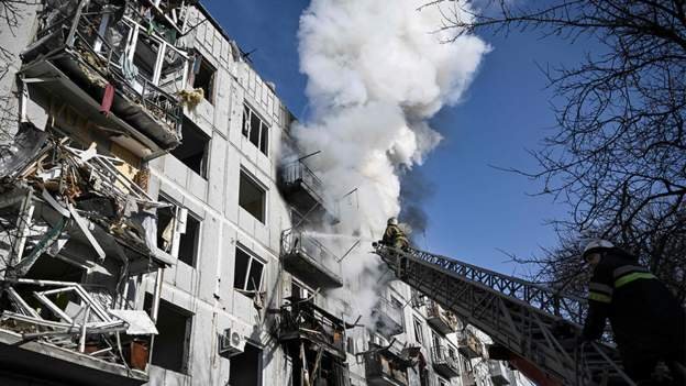 Apartemen di kota Chuguiv.
