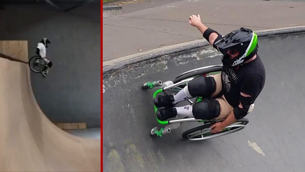 WCMX: The backflipping wheelchair star helping others