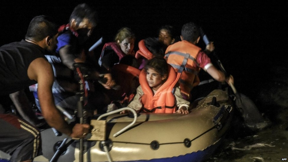 Мигранты отправились из Бодрума в Турции на короткий морской переход на Кос - 16 августа