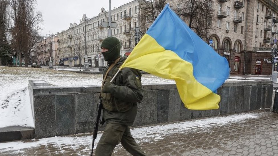 Jurnalis rilis video pasukan militer ukraina saat gencatan senjata dengan pasukan militer rusia