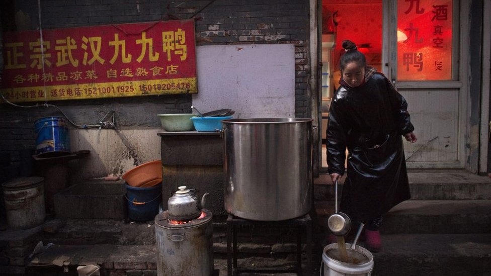 barrio marginal en China
