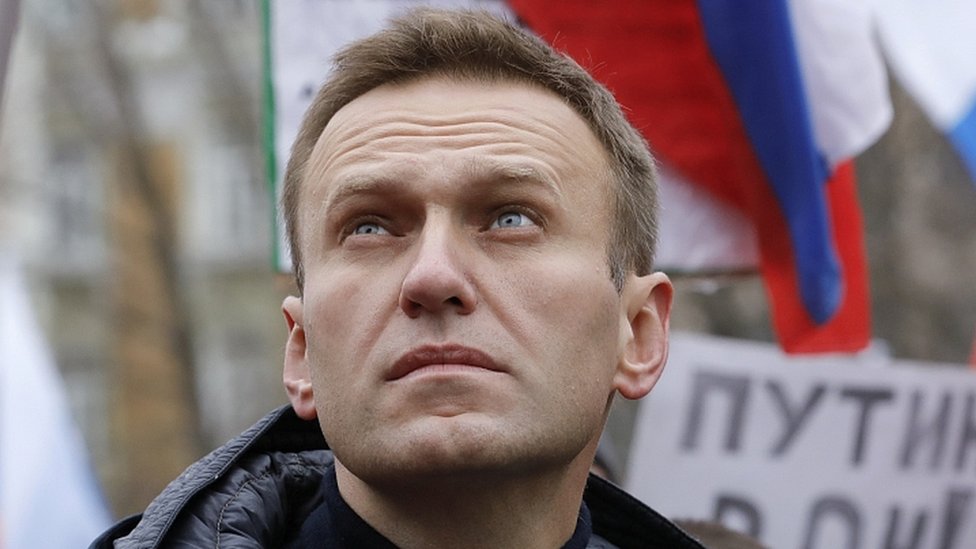 Russian opposition leader Alexei Navalny attends a rally in Moscow, Russia February 24, 2019