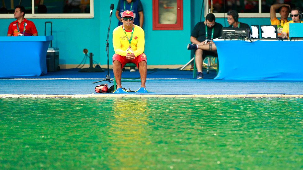 Спасатель на Олимпийских играх в Рио