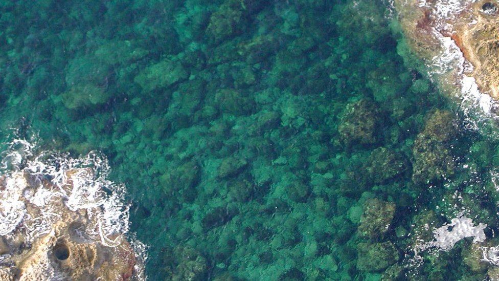 Mar y costa de Lampedusa