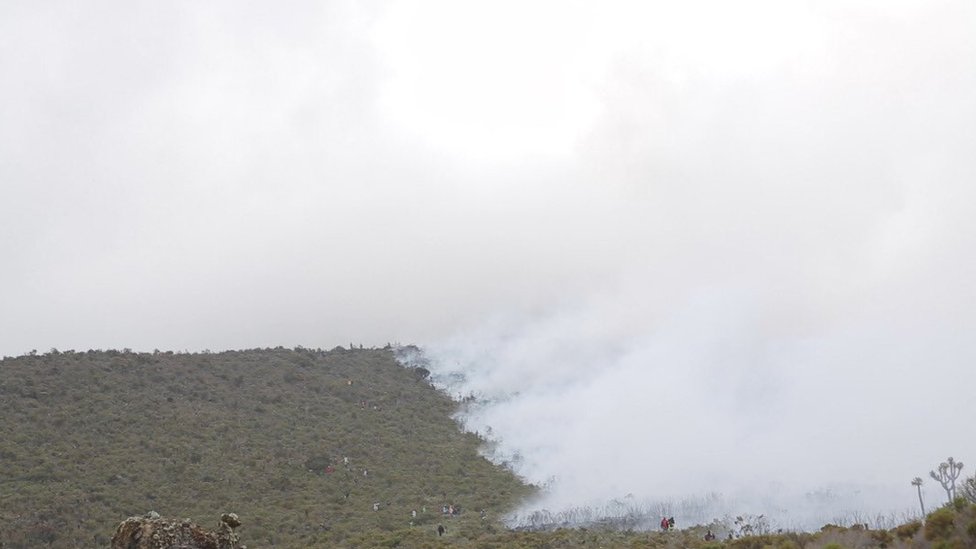 Пожар на Килиманджаро