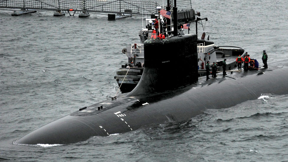 El submarino USS Connecticut