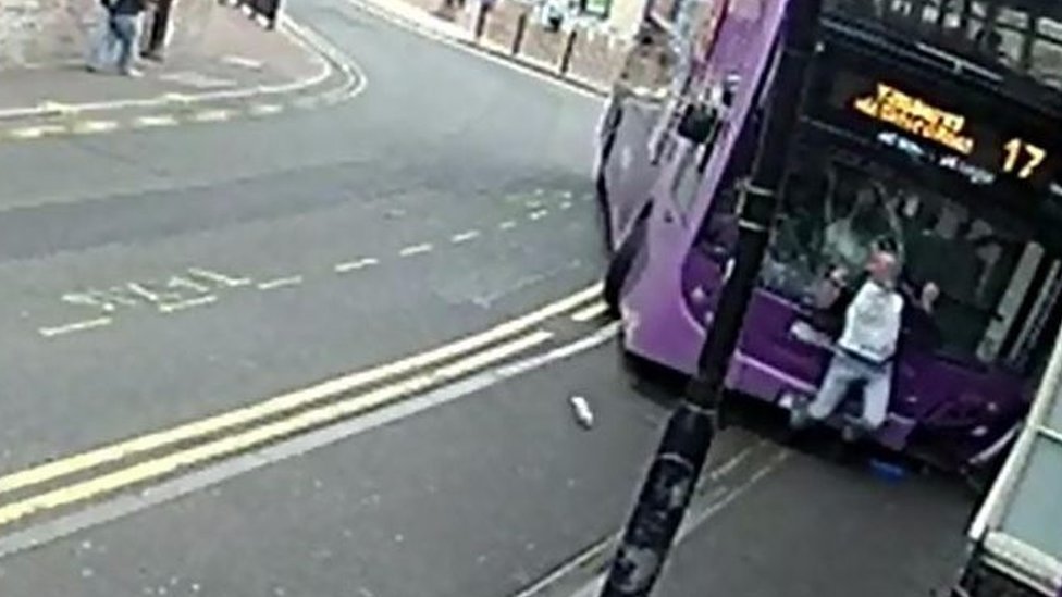 Reading bus crash Driver sentenced for hitting man