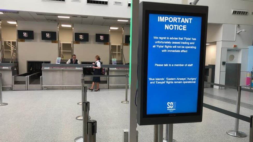 Регистрация в аэропорту Саутгемптона