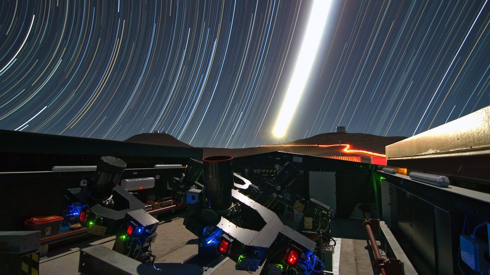Telescopio en el desierto de Chile