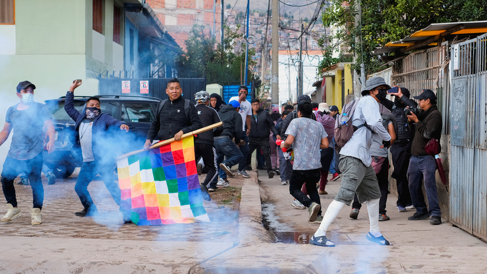 Protesto no Peru