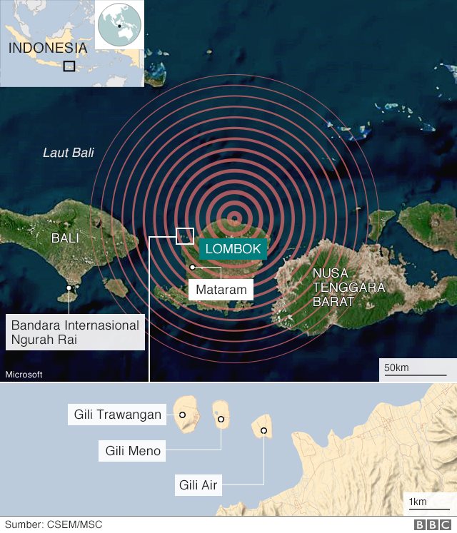 lombok, nasa, gempa