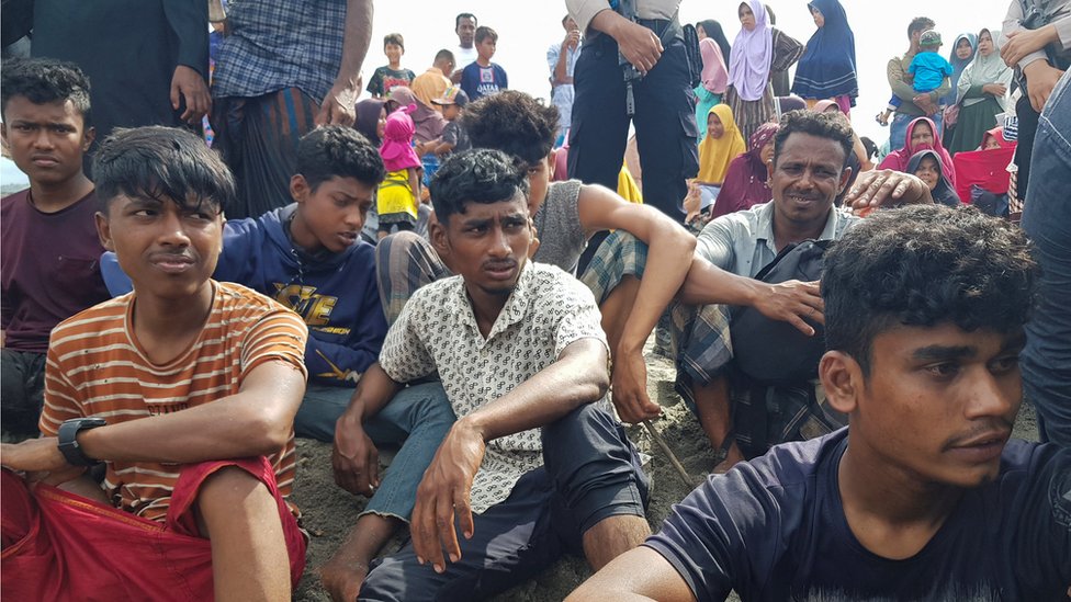 The Rohingya have recently arrived in Indonesia.