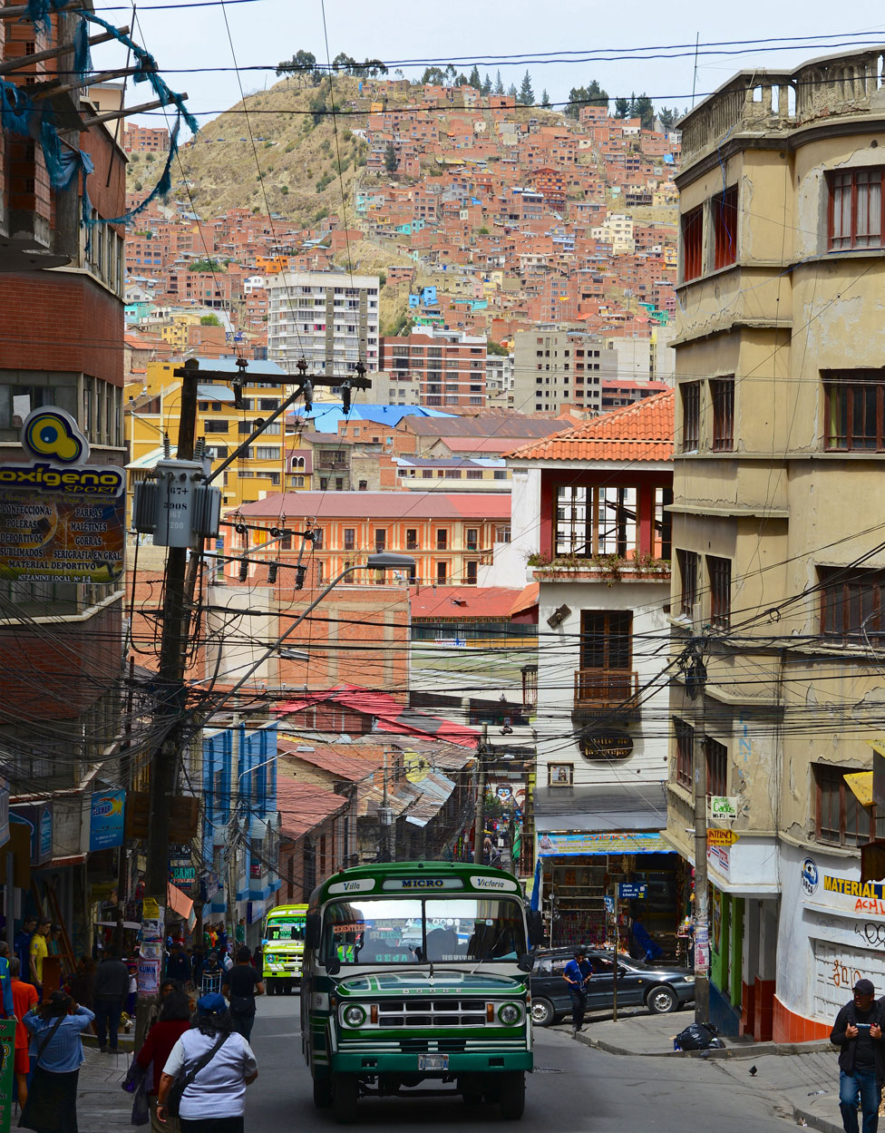 Centro de La Paz, Bolivia.