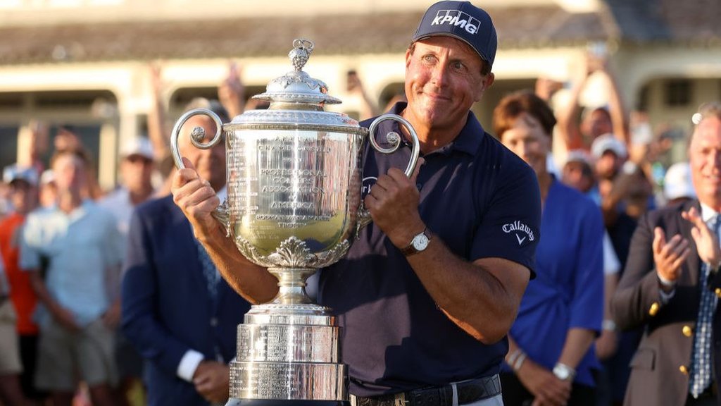 US PGA Championship: Phil Mickelson becomes oldest major winner with sixth title