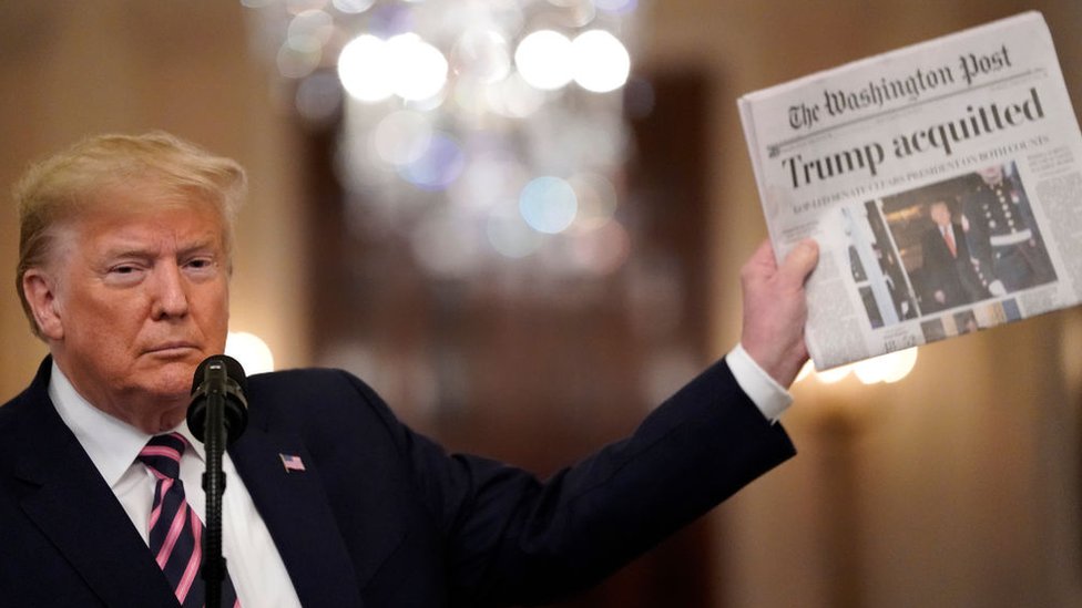 Трамп считает, что газета «оправдана»