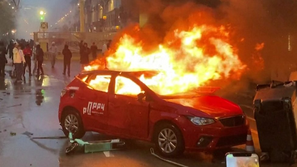 World Cup 2022: Clashes in Brussels after Morocco beat Belgium