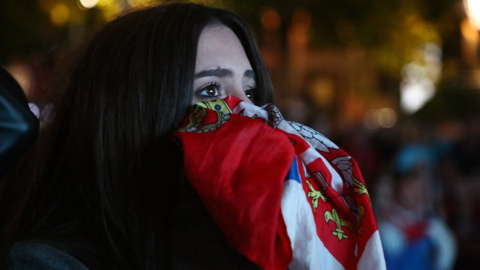 Devojka ljubi zastavu, Beograd, 27. jun 2018.
