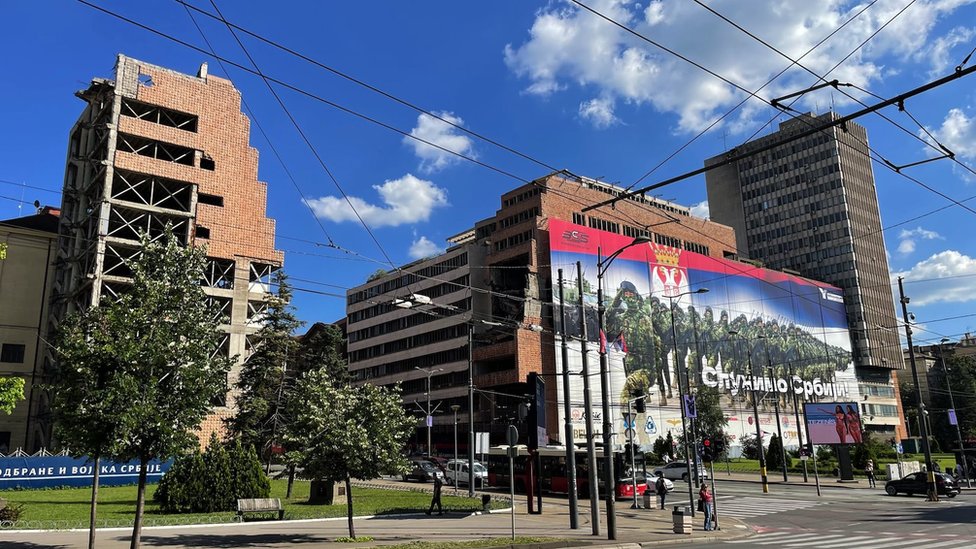 Zgrade Generalštaba u centru Beograda