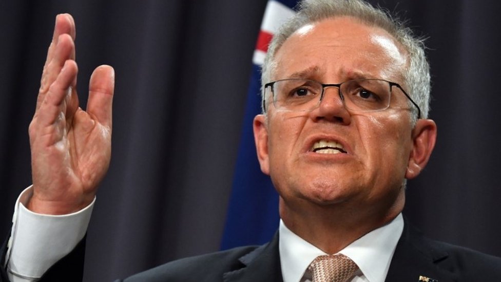 Scott Morrison: Australian PM rejects 'sledging' from France amid row