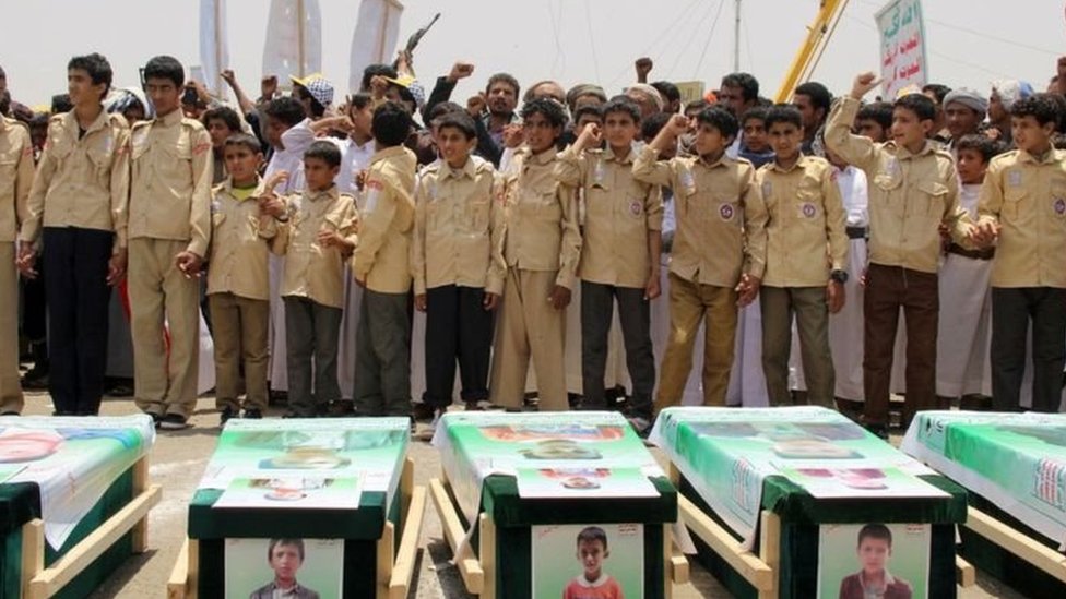غارة جوية شمالي اليمن أوائل هذا الشهر قتلت أكثر 40 طفلا