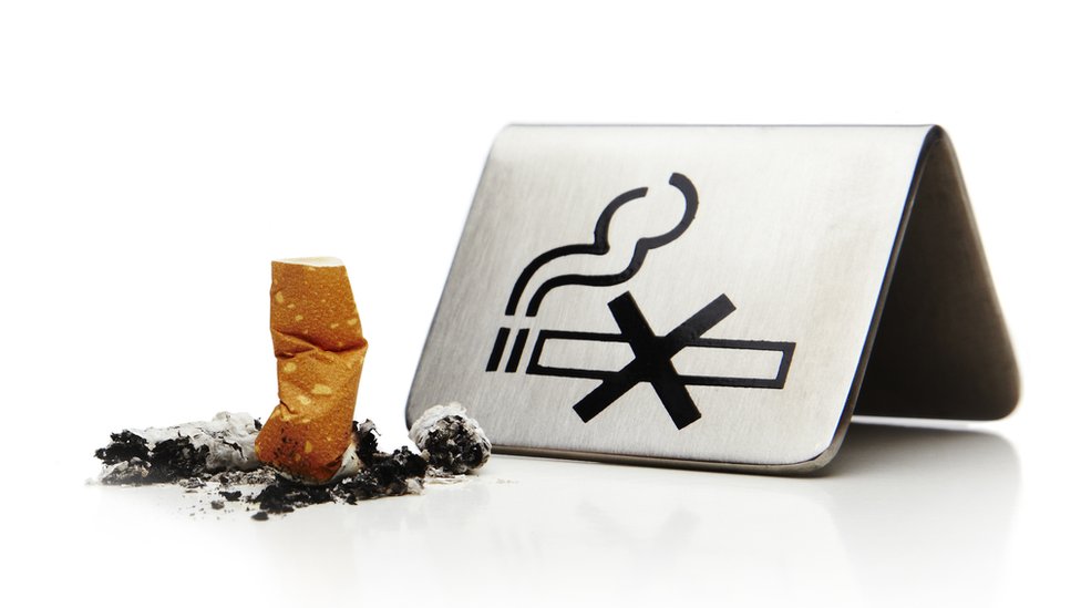 Prohibición de fumar.