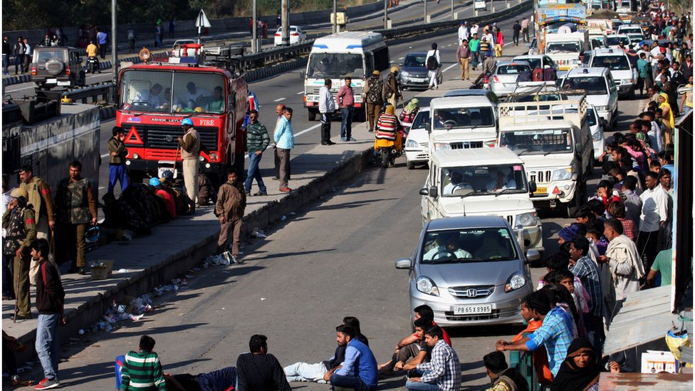 Protestos na Índia