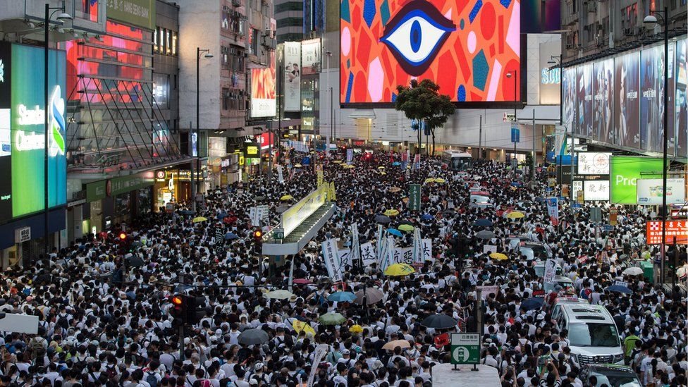 Unjuk rasa di Hong Kong