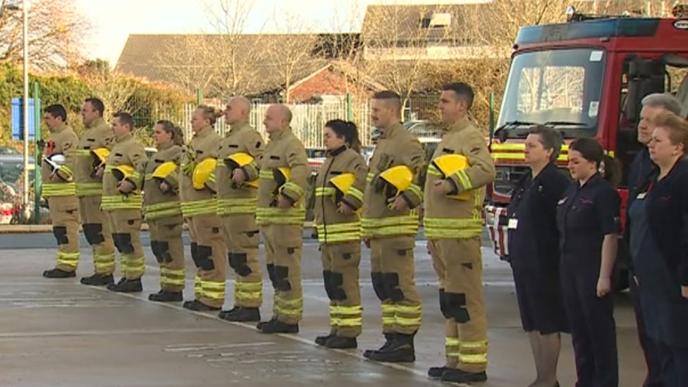 Пожарные в Рексхэме