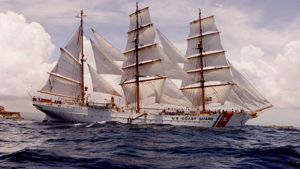 Betjene adelig En skønne dag Why is the US still using a Nazi tall ship? - BBC News