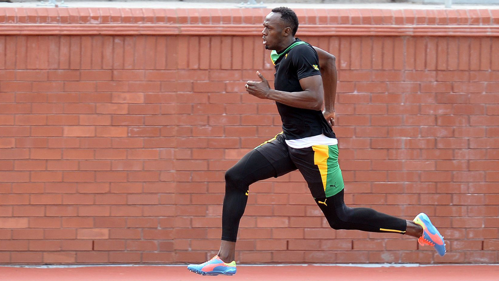 usain bolt sprinting form