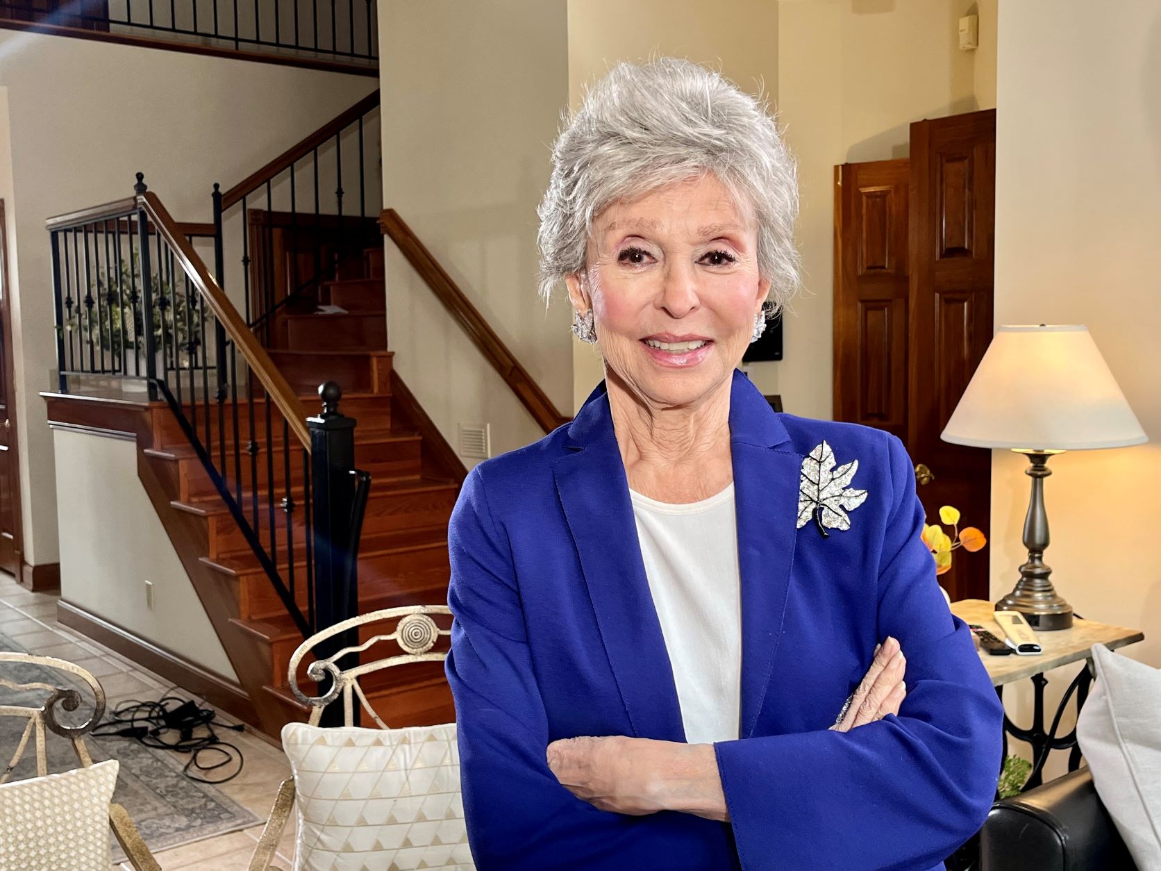 Rita Moreno en la casa de su manejador en Ironton, Ohio, Estados Unidos.