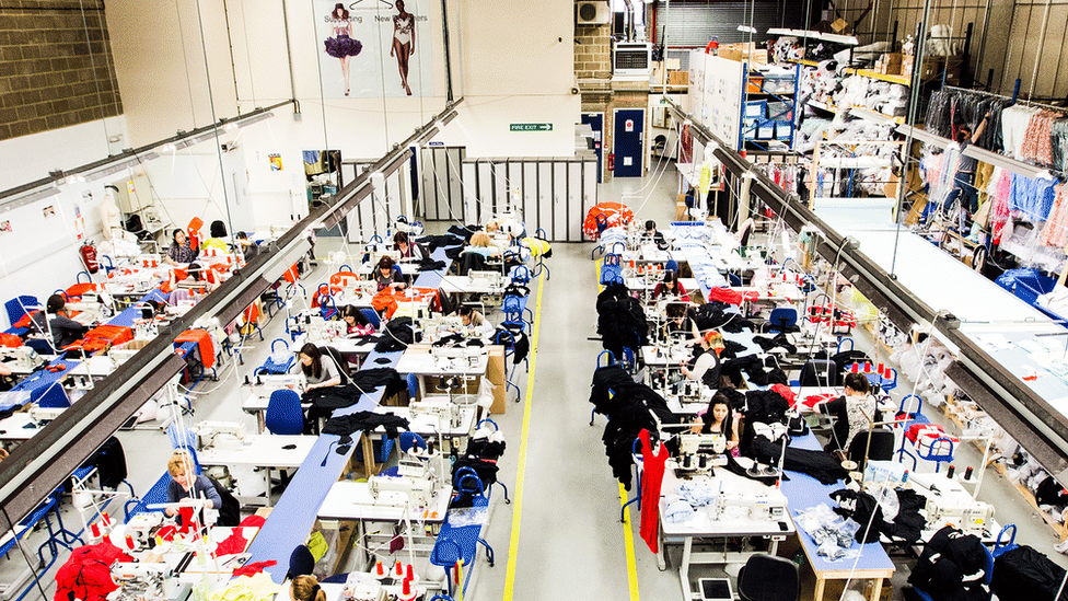 Швейная фабрика в Северном Лондоне