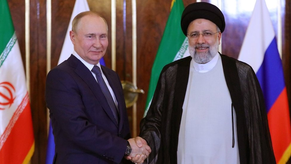الرئيس الروسي والرئيس الإيراني