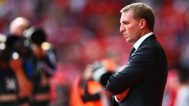 Liverpool manager Brendan Rodgers during his side's home defeat to West Ham