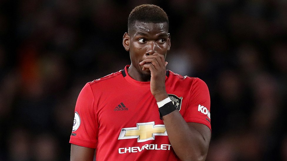 Paul Pogba setelah gagal penalti melawan Wolves