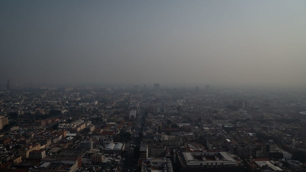 La ciudad de México es conocida por la baja calidad del aire.