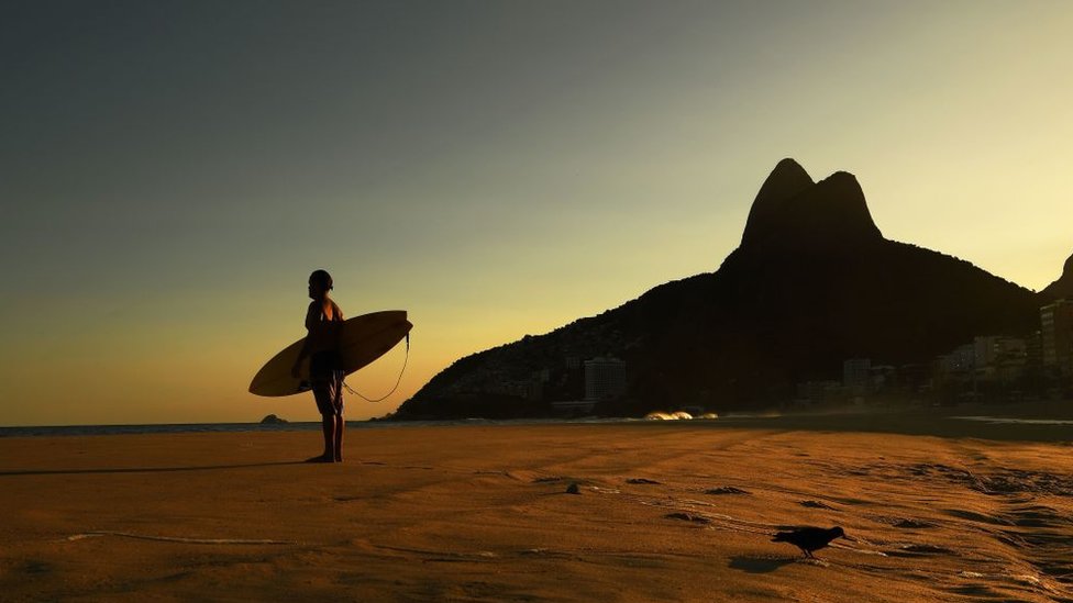Playa de Leblon en Rio de Janeiro