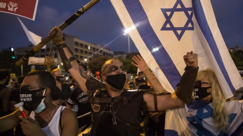 متظاهرون في إسرائيل