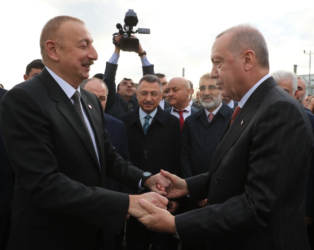 Törene Azerbaycan Devlet Başkanı İlham Aliyev de katıldı