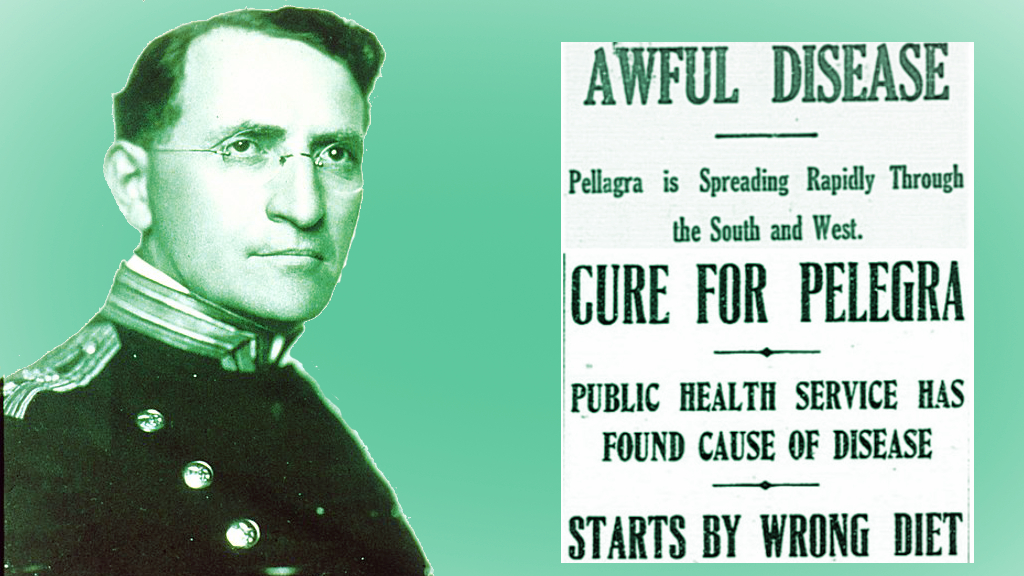 His and an advertisement for the pelegra cure: 