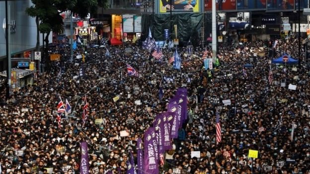 Антиправительственный протест в Гонконге