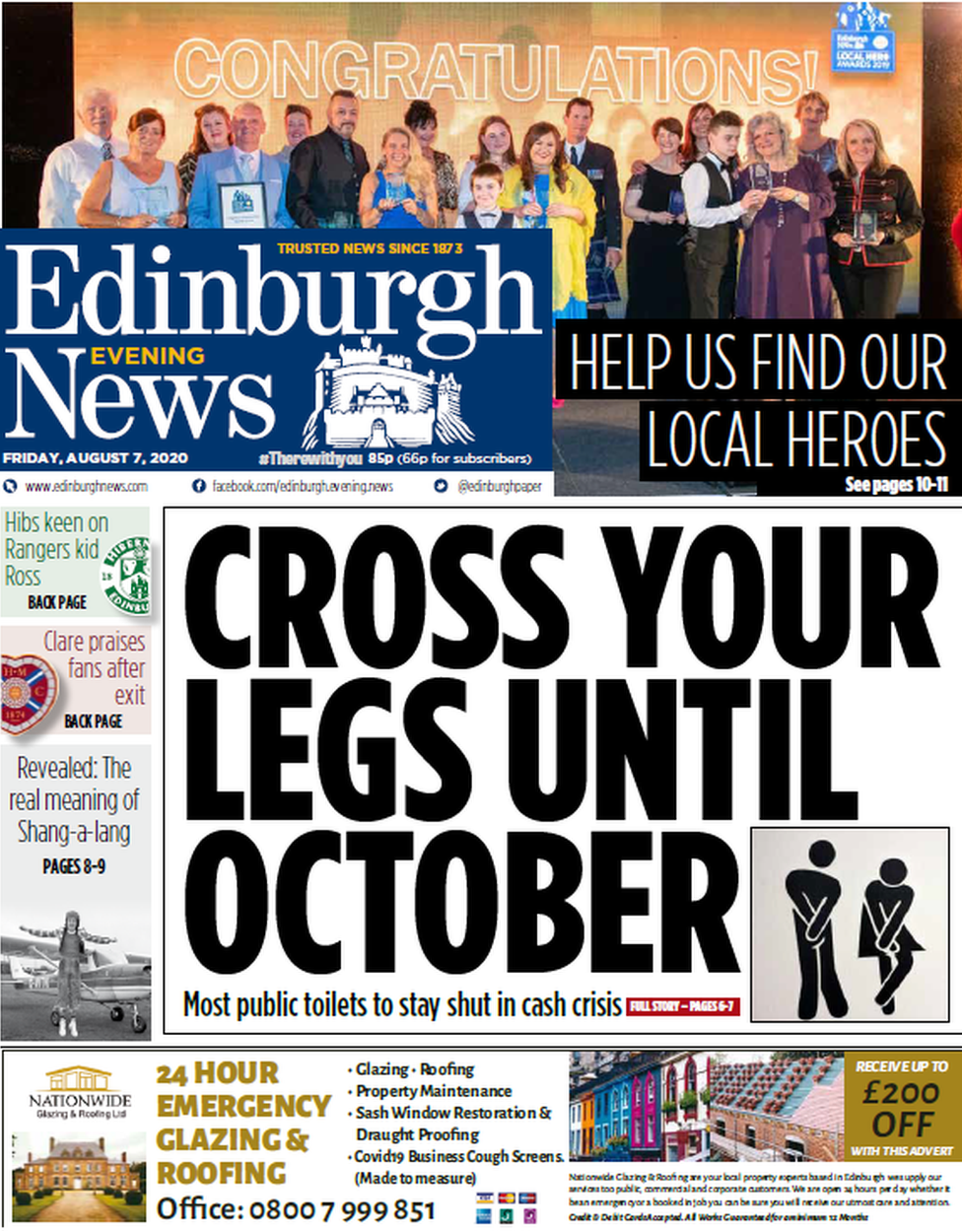 Edinburgh Evening News Logo Archive